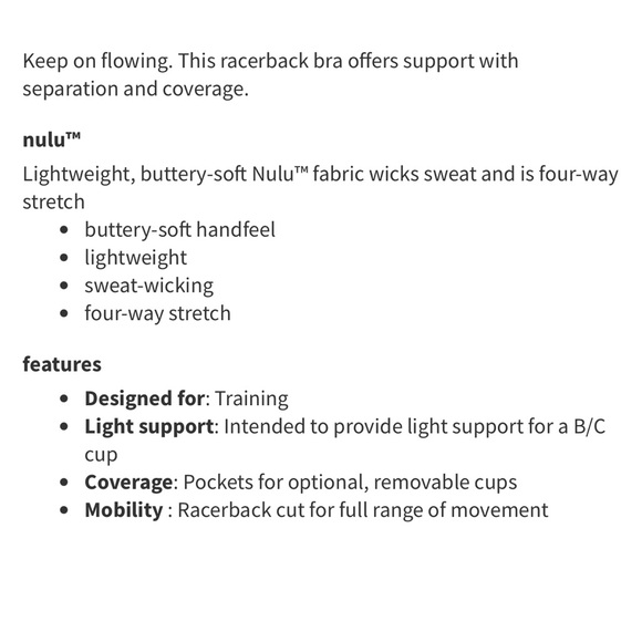 Lululemon nude pink Savannah in alignment racerback v-neck pullover sports bra - Picture 8 of 8